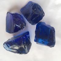 Cobalt Blue Glass Rocks for Decoration