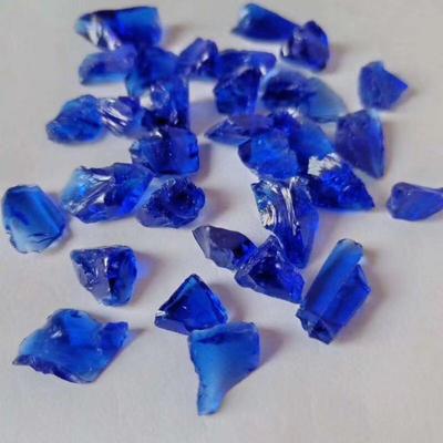 Cobalt Blue Glass Gravel for Landscaping